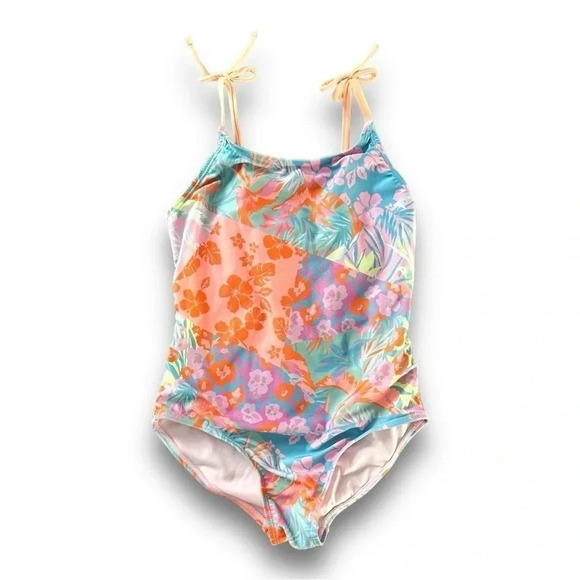 Cat & Jack | Tropical Floral One Piece Swimsuit (M) 🌺 - Picture 1 of 5